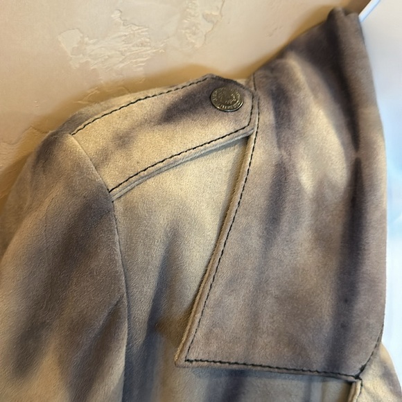 NWT Maison Scotch Tie-Dye leather jacket Euro size 2 - Picture 5 of 16